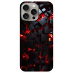 BG AKSESUAR Apple iPhone 14 Pro Max ile Uyumlu Kamera Korumalı HD Baskılı Silikon Kılıf, Karmaşa6