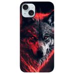 BG AKSESUAR Apple iPhone 15 ile Uyumlu Kamera Korumalı HD Baskılı Silikon Kılıf, Kurt7