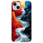 BG AKSESUAR Apple iPhone 15 Plus ile Uyumlu Kamera Korumalı HD Baskılı Silikon Kılıf, Çok Renkli
