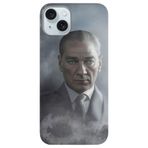 BG AKSESUAR Apple iPhone 15 Plus ile Uyumlu Kamera Korumalı HD Baskılı Silikon Kılıf, Mat Siyah