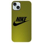 BG AKSESUAR Apple iPhone 15 Plus ile Uyumlu Kamera Korumalı HD Baskılı Silikon Kılıf, Sarı-Siyah