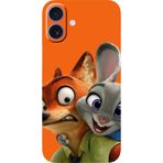 BG AKSESUAR Apple iPhone 16 ile Uyumlu Kamera Korumalı Silikon Kılıf, Çizgi Karakter, HD Baskılı