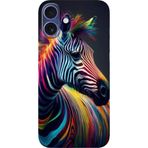 BG AKSESUAR Apple iPhone 16 Plus ile Uyumlu Kamera Korumalı HD Baskılı Silikon Kılıf, Çizgi Karakter, Siyah