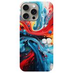 BG AKSESUAR Apple iPhone 16 Pro Kamera Korumalı Silikon Kılıf, HD Baskılı, Çok Renkli