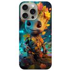 BG AKSESUAR Apple iPhone 16 Pro Max ile Uyumlu Kamera Korumalı HD Baskılı Silikon Kılıf, Çok Renkli