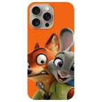 BG AKSESUAR Apple iPhone 16 Pro Max ile Uyumlu Kamera Korumalı HD Baskılı Silikon Kılıf, Turuncu