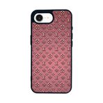 BG AKSESUAR Apple iPhone 16E ile Uyumlu LouisVuitton Desenli Silikon Kılıf, Siyah, Çiziklere ve Darbelere Karşı Koruma