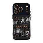 BG AKSESUAR Apple iPhone 17 Pro Max ile Uyumlu Siyah Kılıf, Yumuşak Silikon, Koruyucu, Şok Emici, Beşiktaş Temalı Baskı