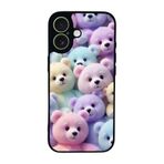 BG AKSESUAR Apple iPhone 17 Uyumlu Oyuncak Temalı, Mat Siyah, Yumuşak Silikon, Şok Emici Koruyucu Kılıf