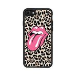 BG AKSESUAR Apple iPhone 7 Uyumlu Kılıf, Pastel Leopar Desenli, Yumuşak Silikon, Şok Emici Kapak