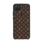 BG AKSESUAR Casper Via E30 Plus ile Uyumlu Louis Vuitton Desenli Siyah Silikon Kılıf, Çiziklere ve Darbelere Karşı Koruma