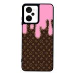 BG AKSESUAR Casper Via M40 Uyumlu Silikon Kılıf, LouisVuitton Deseni, Siyah
