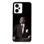 BG AKSESUAR Casper Via M40 Uyumlu Siyah Silikon Kılıf, Mustafa Kemal Atatürk Baskılı, Çiziklere ve Darbelere Karşı Koruma