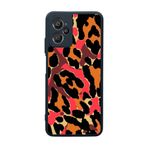 BG AKSESUAR Casper Via X30 ile Uyumlu Pastel Leopar Desenli Silikon Kılıf, Şok Emici Koruyucu Kapak
