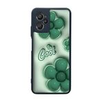 BG AKSESUAR Casper Via X30 ile Uyumlu Siyah Telefon Kılıfı, SoloCicek Tasarım, Yumuşak Silikon, Şok Emici Koruyucu Kapak