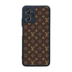 BG AKSESUAR Casper Via X30 Plus ile Uyumlu Kılıf, LouisVuitton Desenli, Siyah, Yumuşak Silikon, Koruyucu