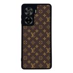 BG AKSESUAR Casper Via X45 ile Uyumlu Mat Siyah Kılıf, LouisVuitton Deseni, Yumuşak Silikon, Şok Emici