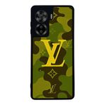 BG AKSESUAR Casper Via X45 Uyumlu Kılıf, LouisVuitton Tasarım, Mat Siyah, Yumuşak Silikon, Şok Emici