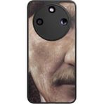 Bg Aksesuar Honor Magic 8 Lite Uyumlu Mustafa Kemal Ataturk Tasarımlı Glossy Premium Kılıf - Siyah - Atatürk-310