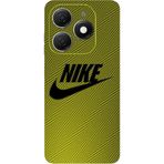 BG AKSESUAR Infinix Hot 40i ile Uyumlu Kamera Korumalı HD Manzara Resimleri Baskılı Silikon Kılıf, Sarı