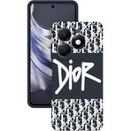 BG AKSESUAR Infinix Smart 8 Pro ile Uyumlu Kamera Korumalı Baskılı Silikon Kılıf, Lacivert