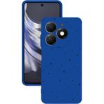 BG AKSESUAR Infinix Smart 8 Pro ile Uyumlu Kamera Korumalı Baskılı Silikon Kılıf, Mavi