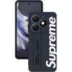 BG AKSESUAR Infinix Smart 8 Pro ile Uyumlu Kamera Korumalı Silikon Kılıf, Lacivert