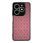 BG AKSESUAR Infinix Smart 8 Pro ile Uyumlu Kılıf, Louis Vuitton Desenli, Yumuşak Silikon, Şok Emici, Mat Siyah