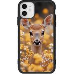 BG AKSESUAR iPhone 11 ile Uyumlu Doğa Manzara Baskılı, Mat Siyah, Yumuşak Silikon, Şok Emici Koruyucu Kılıf