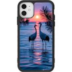 BG AKSESUAR iPhone 11 Uyumlu Doğa Manzara Baskılı, Mat Siyah Renk, Yumuşak Silikon, Koruyucu, Şok Emici Kapak Kılıf