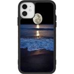 BG AKSESUAR iPhone 12 ile Uyumlu Baskılı, Mat Siyah Renk, Yumuşak Silikon, Koruyucu, Şok Emici Doğa Manzara Kılıf