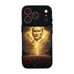 BG AKSESUAR iPhone 17 Pro ile Uyumlu Mustafa Kemal Atatürk Tasarımlı Glossy Premium Kılıf, Siyah