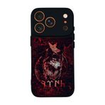 BG AKSESUAR iPhone 17 Pro ile Uyumlu Türk Tasarımlı Glossy Premium Kılıf, Siyah, Kırmızı