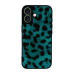 BG AKSESUAR iPhone 17 Uyumlu Kılıf, Leopar Desenli, Yumuşak Silikon, Koruyucu, Şok Emici Kapak, Siyah
