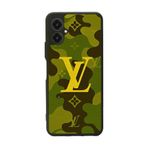 BG AKSESUAR Omix X5 ile Uyumlu Mat Siyah Kılıf, LouisVuitton Tasarım, Yumuşak Silikon, Koruyucu, Şok Emici