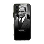 BG AKSESUAR Omix X5 ile Uyumlu Mustafa Kemal Atatürk Tasarımlı Glossy Premium Kılıf, Siyah