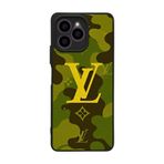 BG AKSESUAR Omix X6 ile Uyumlu Louis Vuitton Desenli Silikon Kılıf, Siyah, Yumuşak ve Dayanıklı Koruma