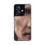 BG AKSESUAR Oppo A3 5G ile Uyumlu Mustafa Kemal Atatürk Tasarımlı Glossy Premium Kılıf, Siyah