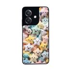 BG AKSESUAR Oppo A3 5G ile Uyumlu Oyuncak Temalı, Mat Siyah, Yumuşak Silikon, Şok Emici Kapak Kılıf