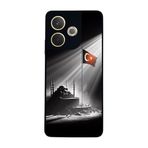 BG AKSESUAR Oppo A5 Pro ile Uyumlu Kılıf, Türk Bayrağı Tasarımlı, Yumuşak Silikon, Koruyucu, Şok Emici Kapak, Siyah
