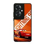 BG AKSESUAR Oppo Reno 11F ile Uyumlu Şimsek McQueen Tasarımlı Glossy Premium Kılıf