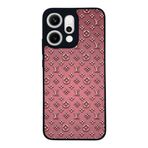 BG AKSESUAR Oppo Reno 14 ile Uyumlu Kılıf, LouisVuitton Deseni, Siyah, Yumuşak Silikon, Koruyucu, Şok Emici
