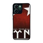 BG AKSESUAR Oppo Reno 14F ile Uyumlu Göktürkçe Türk Yazılı, Mat Siyah, Yumuşak Silikon, Şok Emici Koruyucu Kılıf