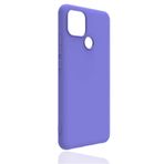 BG AKSESUAR Realme C25s ile Uyumlu Kılıf, Kamera Korumalı, Silikon, Lila