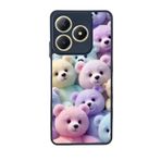 BG AKSESUAR Realme C63 ile Uyumlu Oyuncak Temalı, Mat Siyah, Yumuşak Silikon, Koruyucu, Şok Emici Kılıf