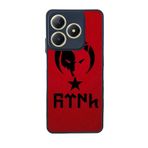 BG AKSESUAR Realme C63 Uyumlu Göktürkçe Türk Yazılı, Mat Siyah, Yumuşak Silikon, Koruyucu, Şok Emici Kapak Kılıf