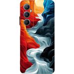 BG AKSESUAR Realme C65 ile Uyumlu, Kamera Korumalı, HD Manzara Resimleri Baskılı, Silikon Kılıf