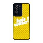 BG AKSESUAR Realme C75 ile Uyumlu Siyah Kılıf, LouisVuitton Desenli, Silikon, Koruyucu