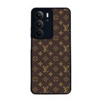 BG AKSESUAR Realme C75 ile Uyumlu Siyah Kılıf, LouisVuitton Desenli, Yumuşak Silikon, Koruyucu, Şok Emici