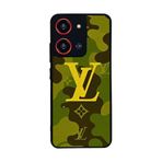 BG AKSESUAR Reeder S19 Max Pro S 108 MP ile Uyumlu LouisVuitton Desenli Mat Siyah Silikon Kılıf, Şok Emici Koruyucu Kapak